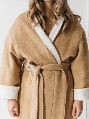 Harly Jae Wool Wrap Coat